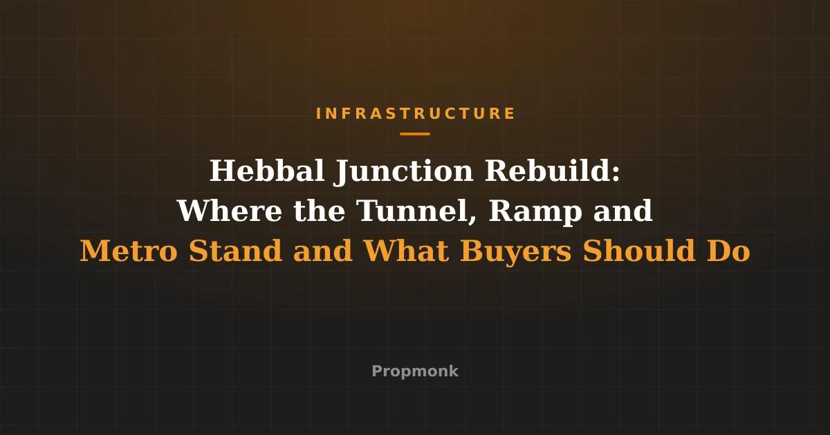 Hebbal Junction Rebuild: Where the Tunnel, Ramp and Metro Stand and What Buyers Should Do