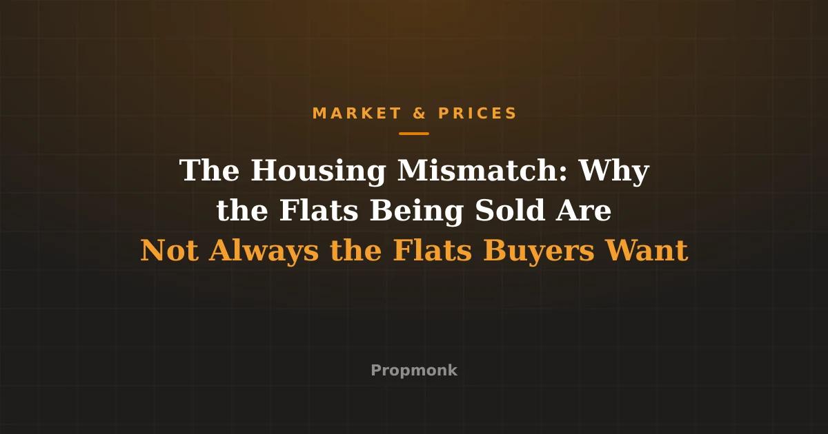 The Housing Mismatch: Why the Flats Being Sold Are Not Always the Flats Buyers Want