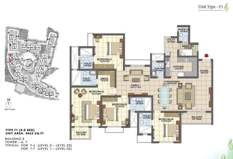 Prestige Song Of The South Floor Plan