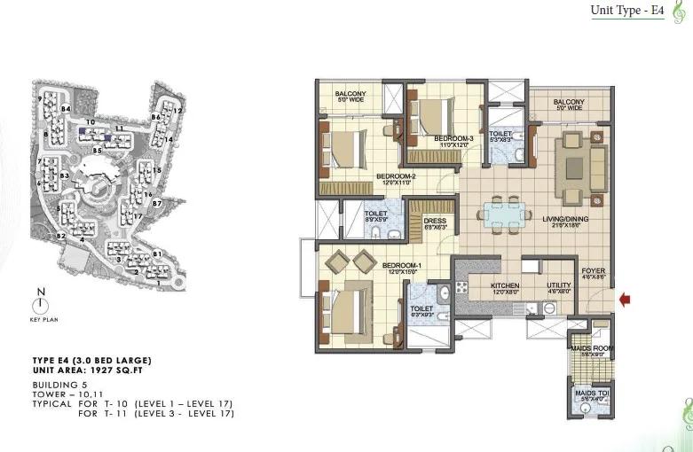 Prestige Song Of The South Floor Plan