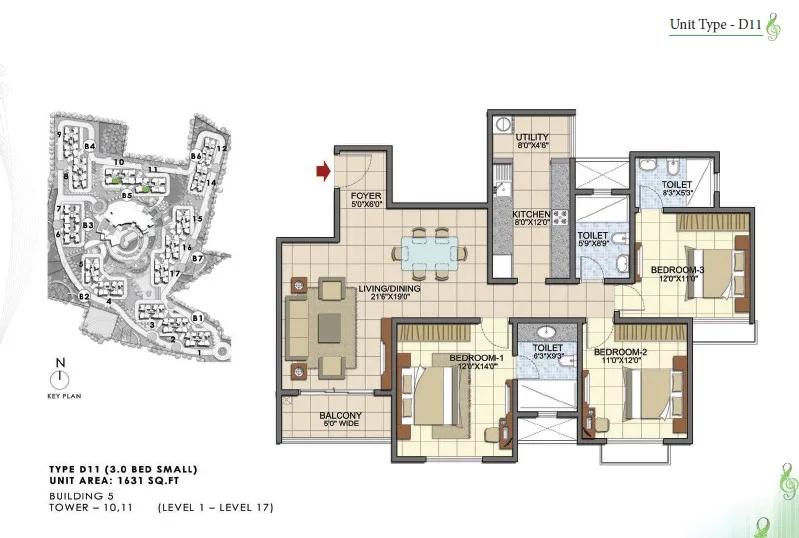 Prestige Song Of The South Floor Plan