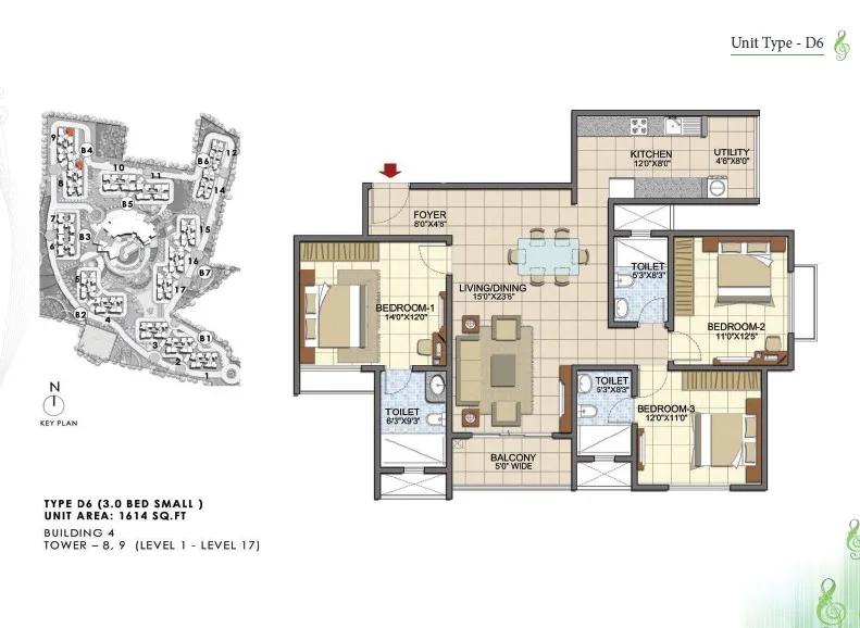Prestige Song Of The South Floor Plan