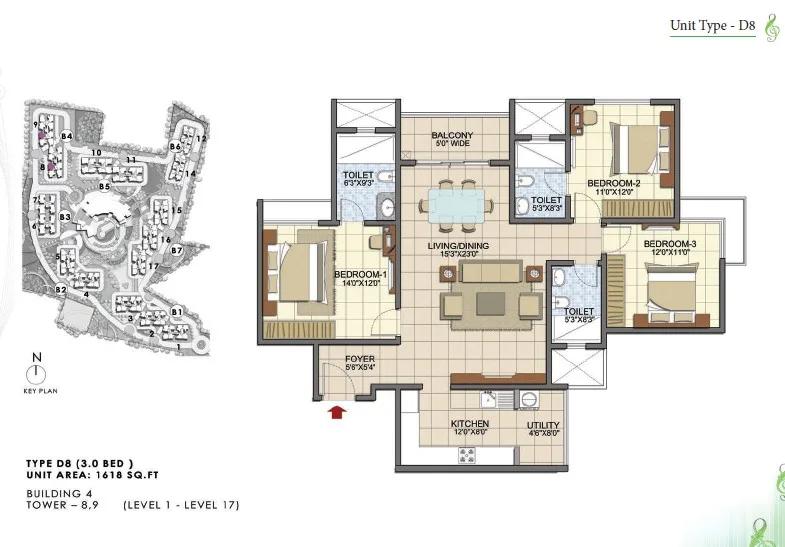 Prestige Song Of The South Floor Plan