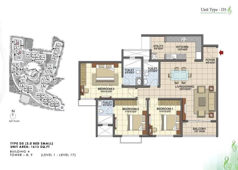 Prestige Song Of The South Floor Plan