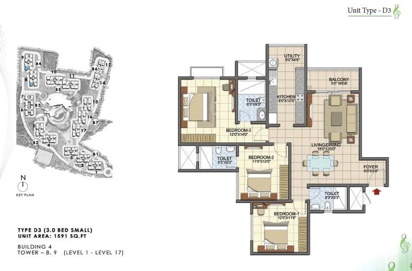Prestige Song Of The South Floor Plan