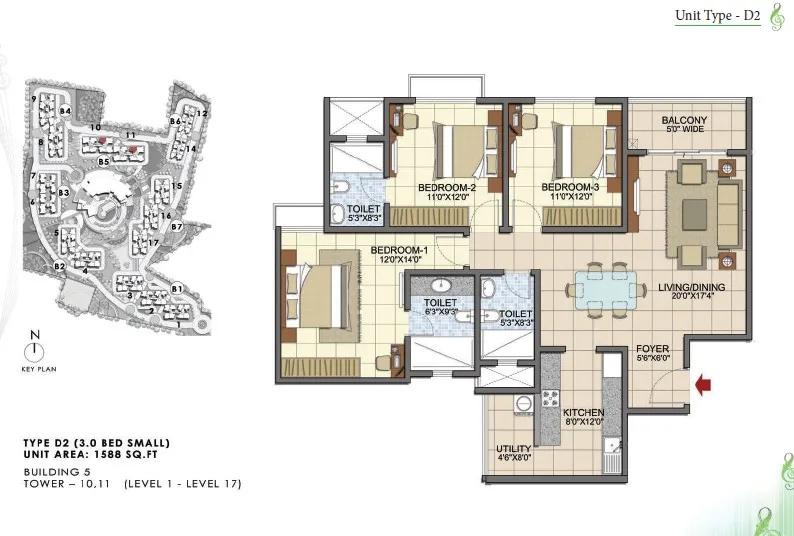 Prestige Song Of The South Floor Plan