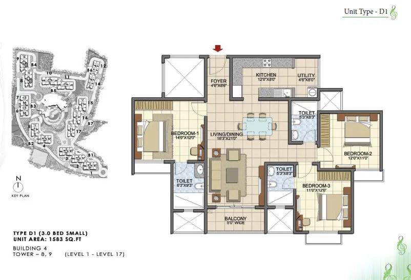 Prestige Song Of The South Floor Plan