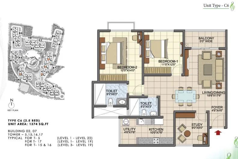 Prestige Song Of The South Floor Plan