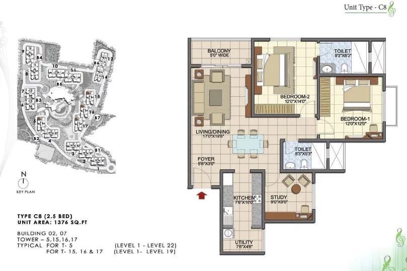 Prestige Song Of The South Floor Plan
