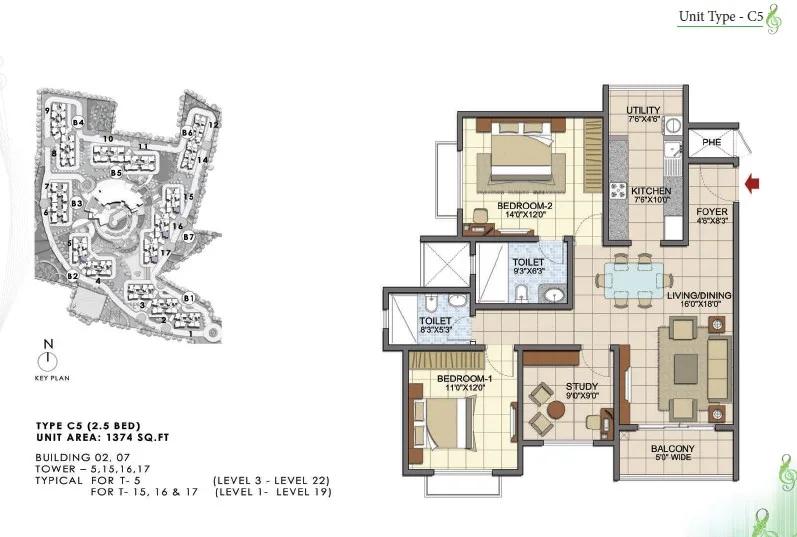 Prestige Song Of The South Floor Plan
