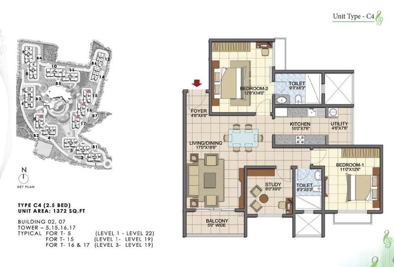 Prestige Song Of The South Floor Plan
