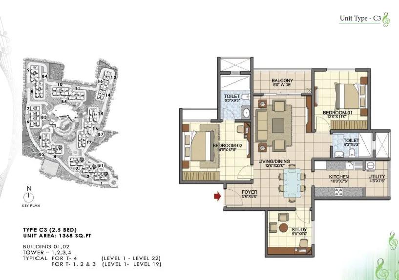Prestige Song Of The South Floor Plan