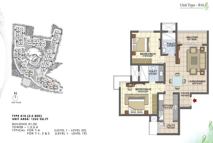 Prestige Song Of The South Floor Plan