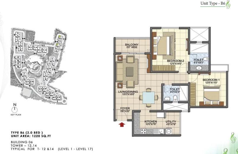 Prestige Song Of The South Floor Plan