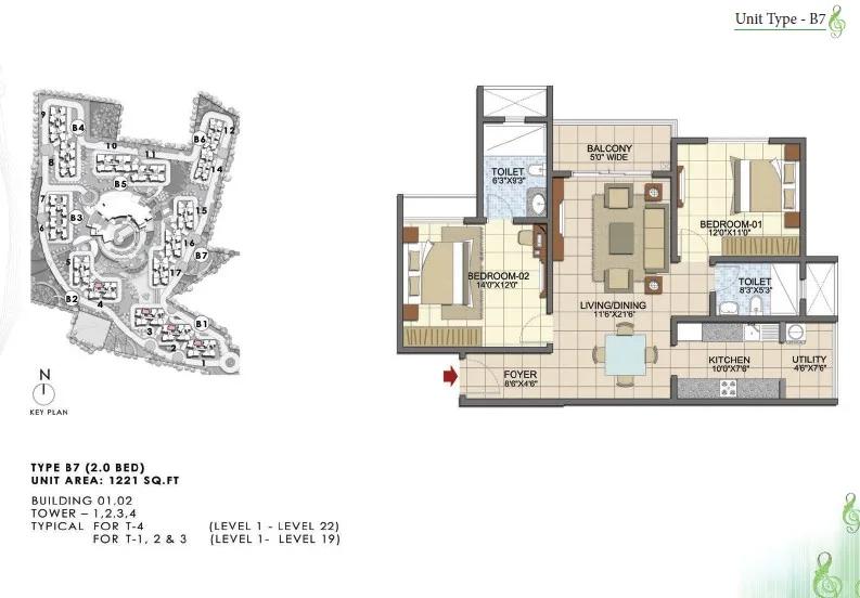 Prestige Song Of The South Floor Plan