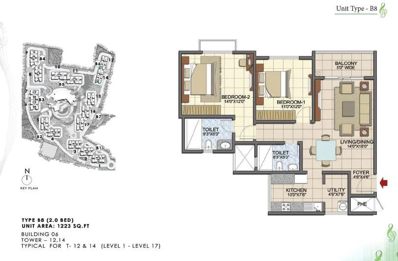 Prestige Song Of The South Floor Plan