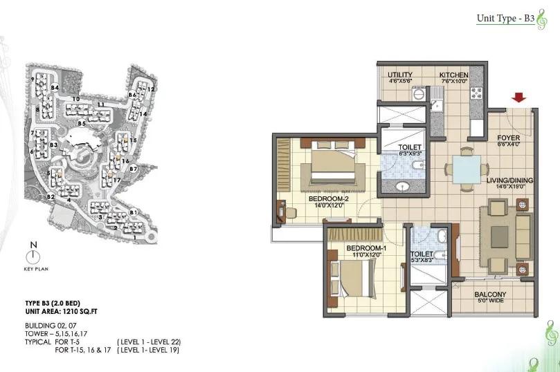 Prestige Song Of The South Floor Plan