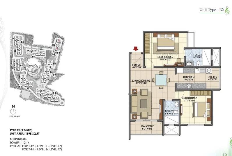 Prestige Song Of The South Floor Plan