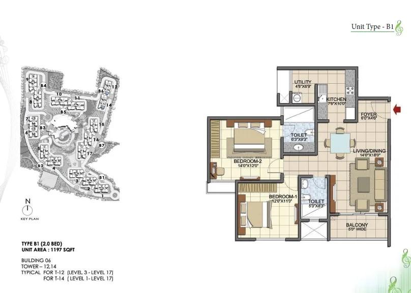 Prestige Song Of The South Floor Plan