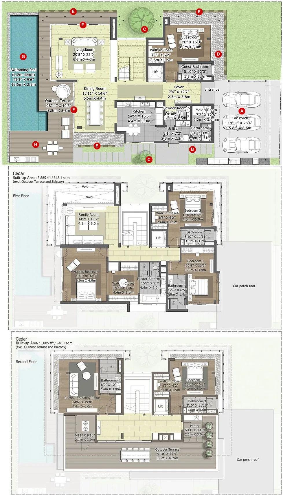 Embassy Boulevard Floor Plan