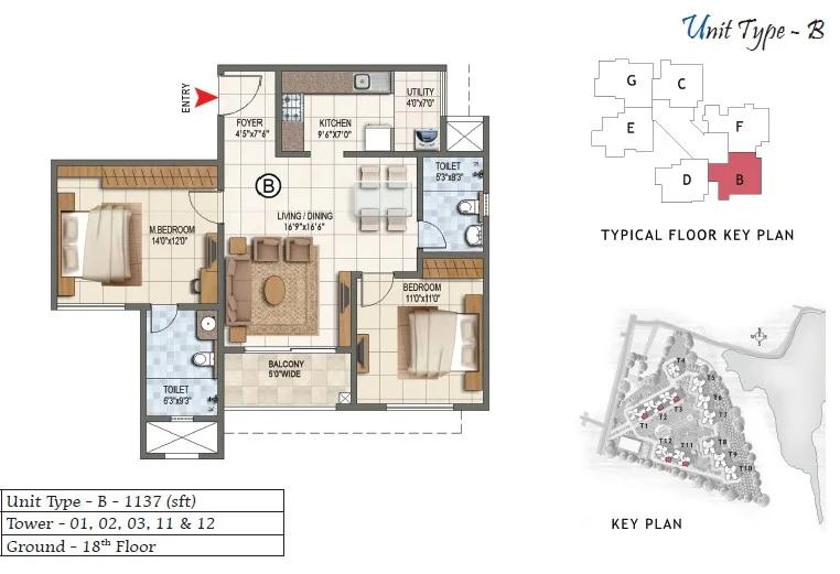 Prestige Lake Ridge Floor Plan