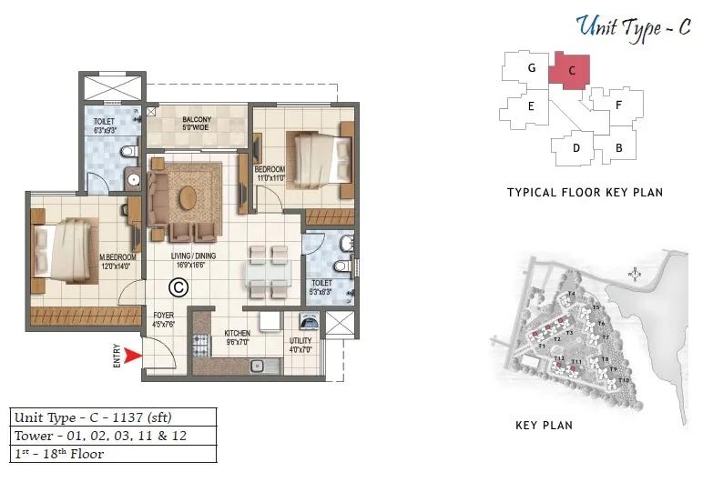 Prestige Lake Ridge Floor Plan