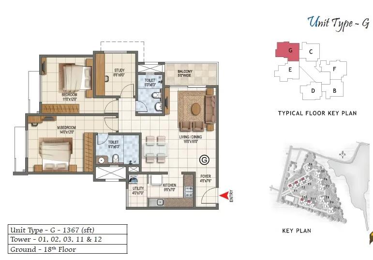 Prestige Lake Ridge Floor Plan