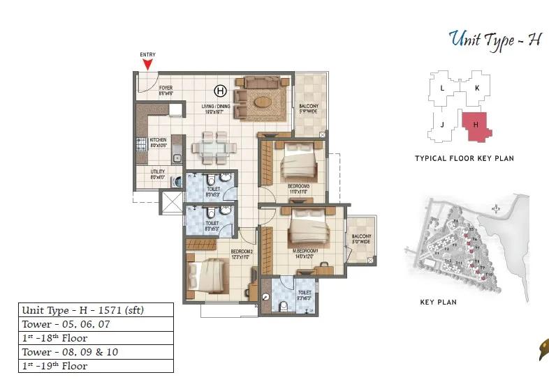 Prestige Lake Ridge Floor Plan