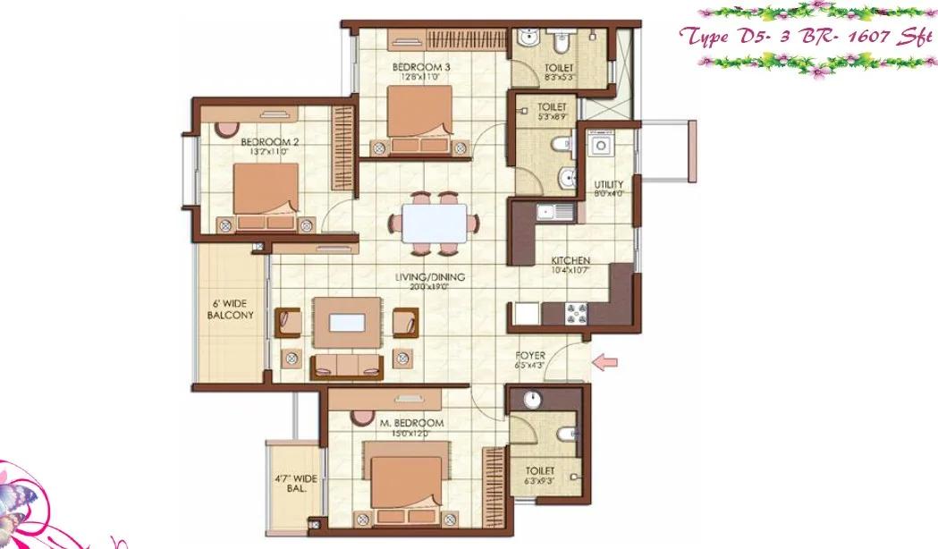 Prestige Kew Gardens Floor Plan