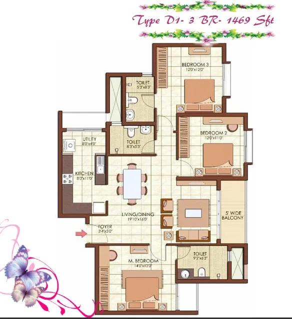 Prestige Kew Gardens Floor Plan