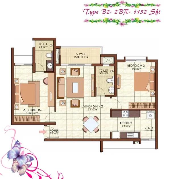 Prestige Kew Gardens Floor Plan