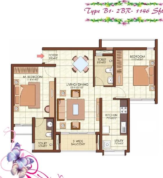 Prestige Kew Gardens Floor Plan