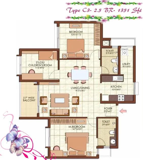 Prestige Kew Gardens Floor Plan