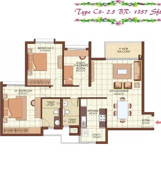 Prestige Kew Gardens Floor Plan