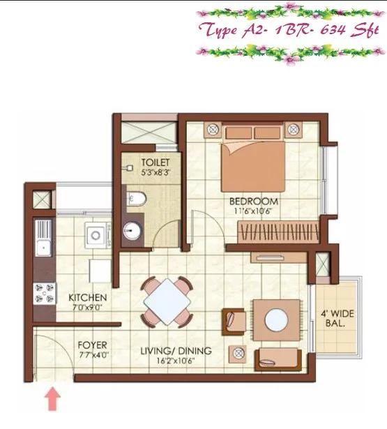 Prestige Kew Gardens Floor Plan