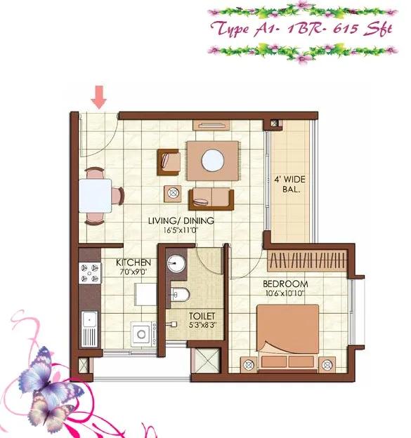Prestige Kew Gardens Floor Plan