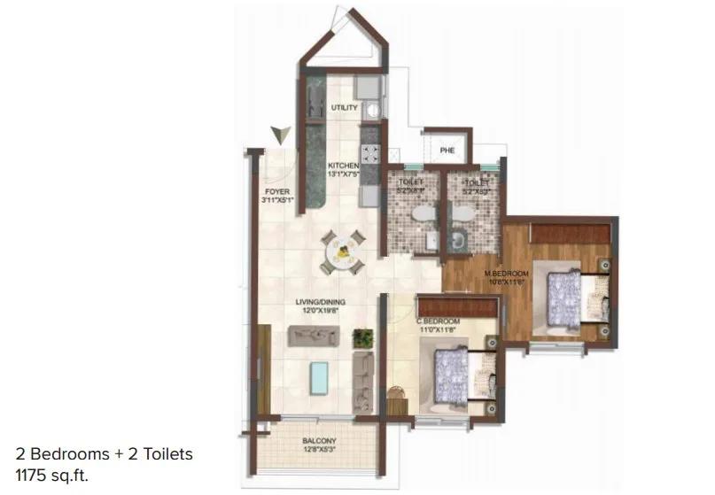 Brigade 7 Gardens Floor Plan
