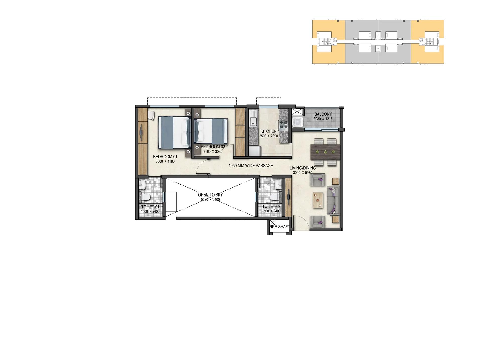 Sobha Gateway Of Dreams Floor Plan