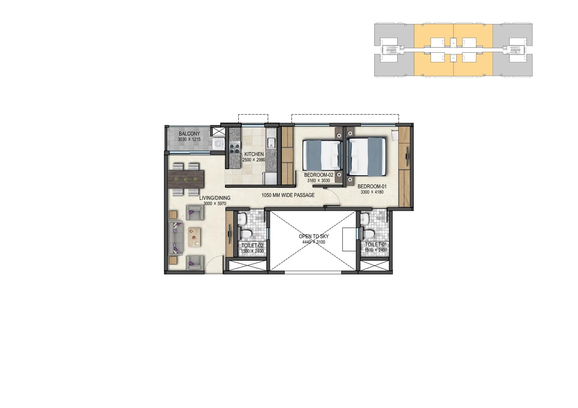 Sobha Gateway Of Dreams Floor Plan