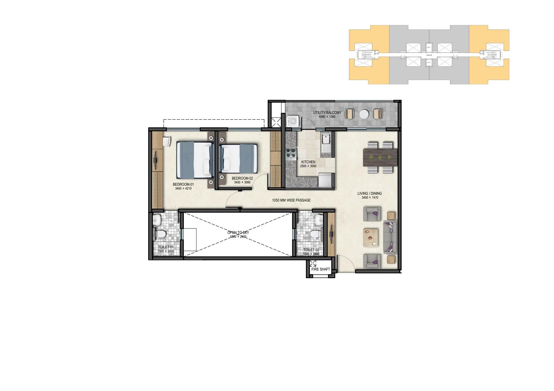 Sobha Gateway Of Dreams Floor Plan