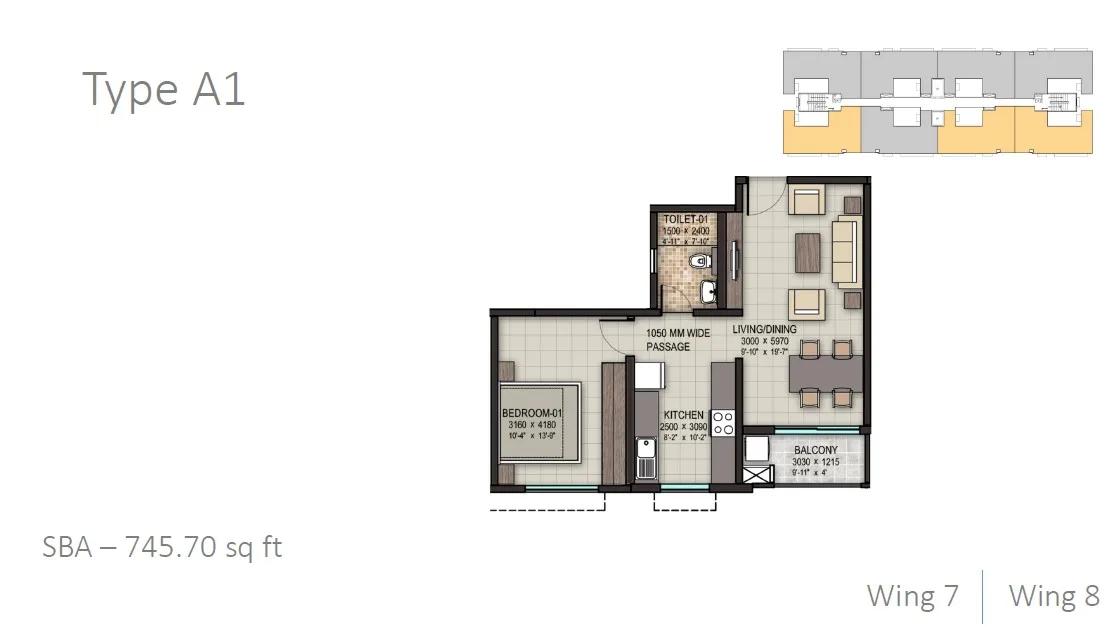 Sobha Dream Acres Floor Plan