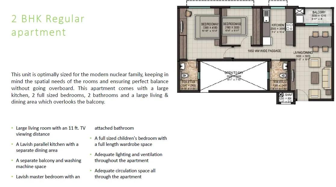 Sobha Dream Acres Floor Plan