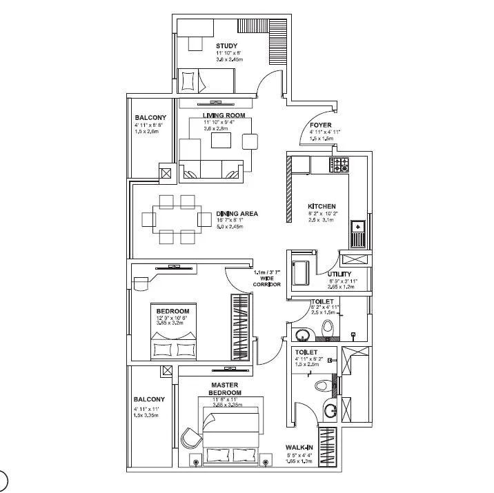 Godrej Avenues Floor Plan