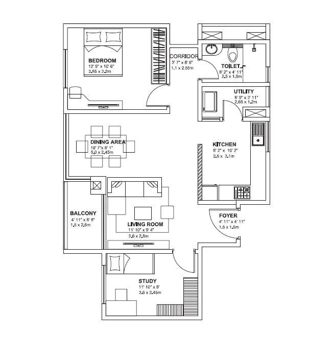 Godrej Avenues Floor Plan