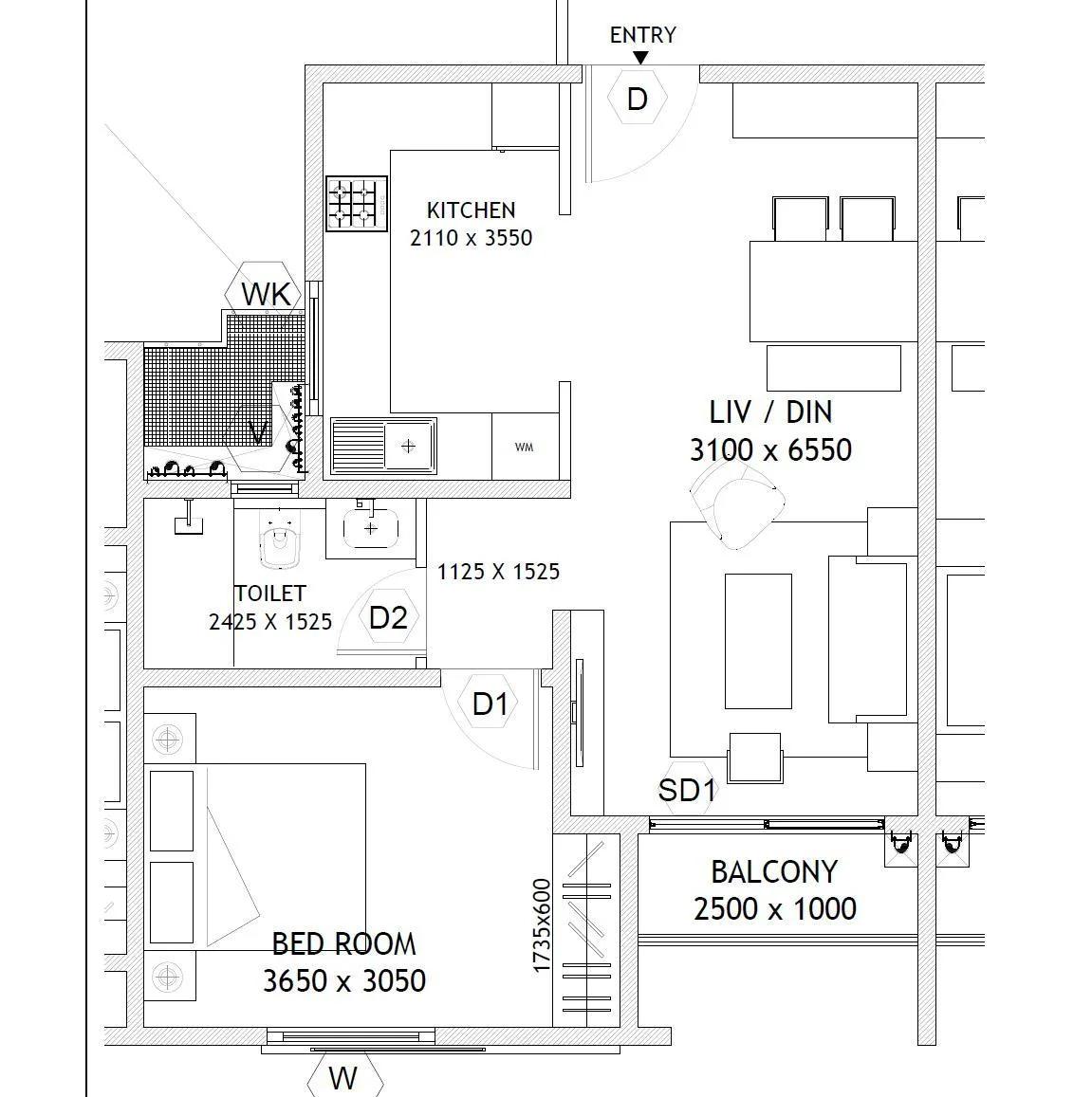 Assetz Here & Now Floor Plan