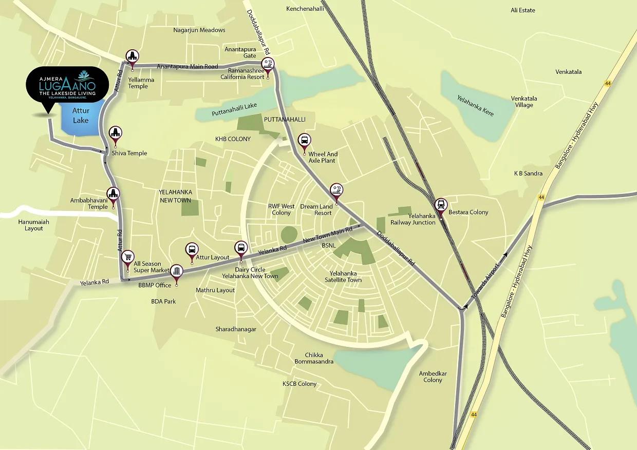 Ajmera Lugaano Master Plan