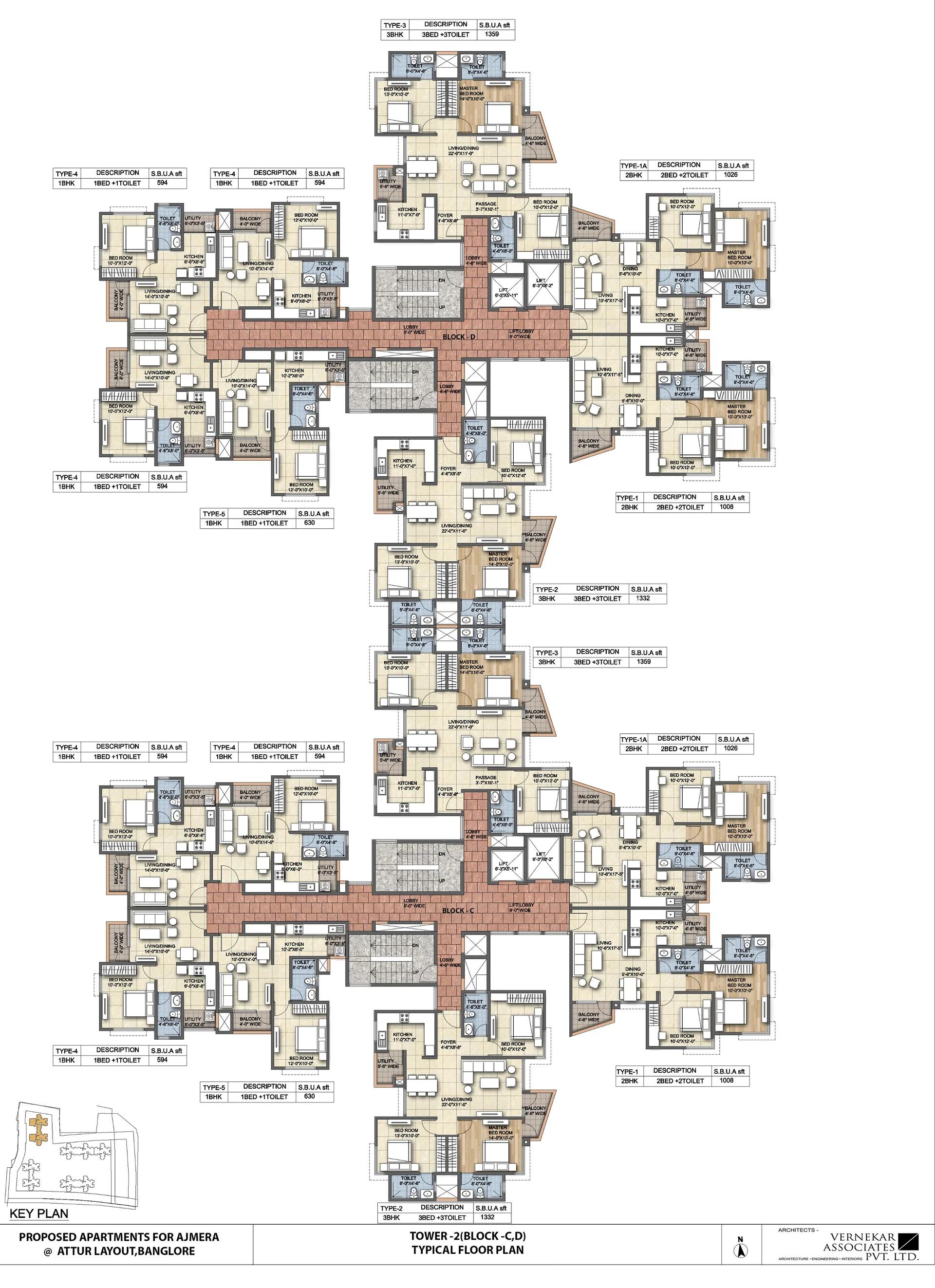 Ajmera Lugaano Floor Plan