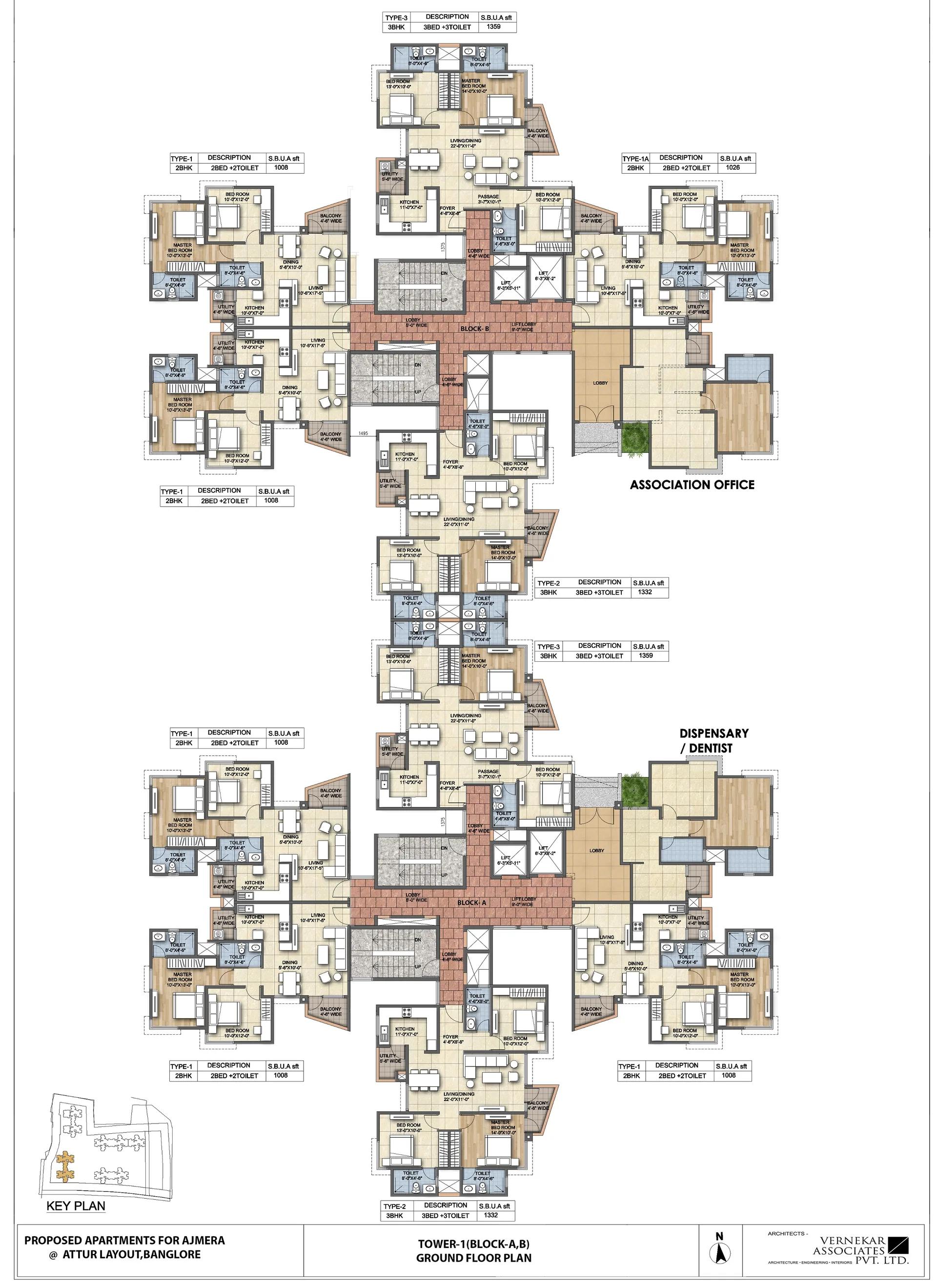 Ajmera Lugaano Floor Plan
