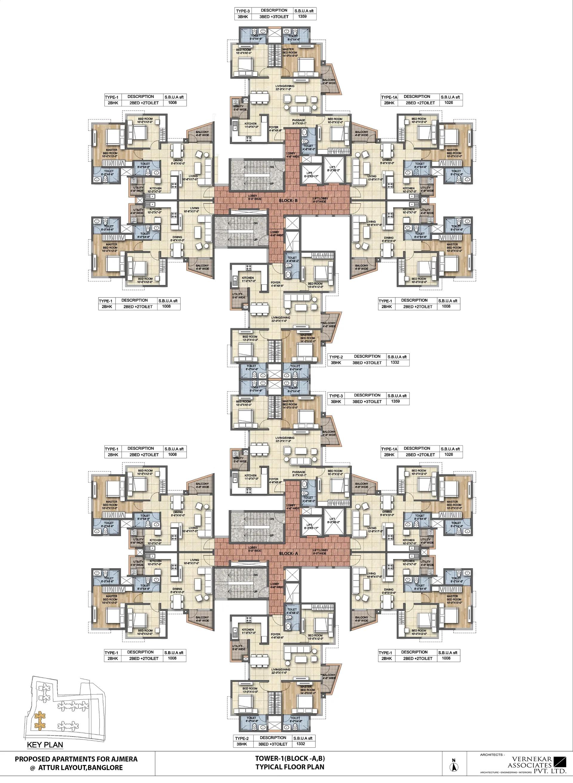 Ajmera Lugaano Floor Plan