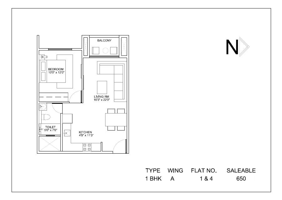 Hiranandani Glen Classic Floor Plan